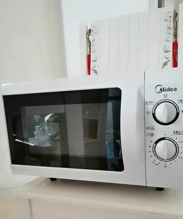 【全新】美的微波炉新款 机械型白色微波炉,...