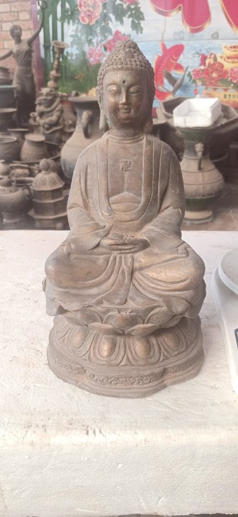 铜佛像 ,做工精细品相尺寸如图高24重17...