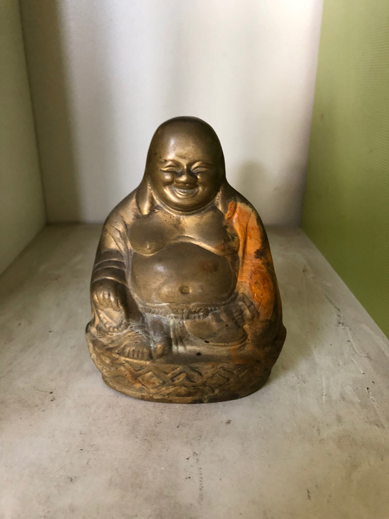 乡下收的铜佛
