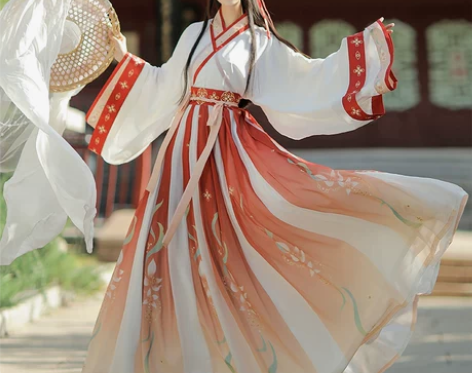 原创汉服芊语晋制交领齐腰襦裙古装女正品学生...