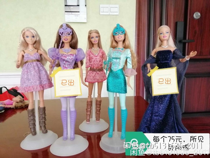 正版美泰芭比娃娃,便宜处理,不议价,不闲聊...
