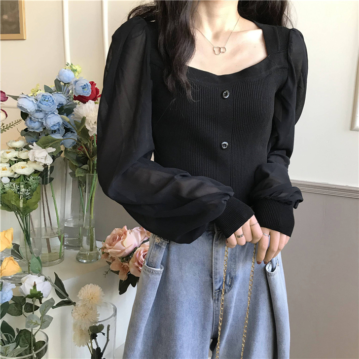 毛针织衫