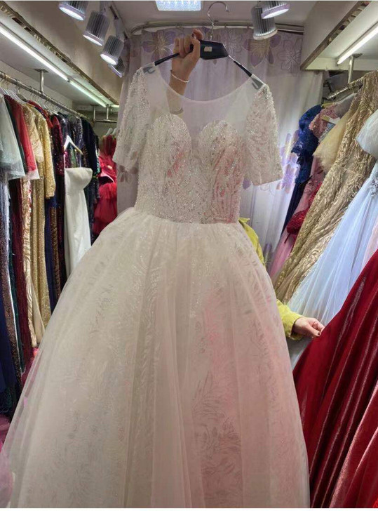 婚纱 80cm拖尾婚纱