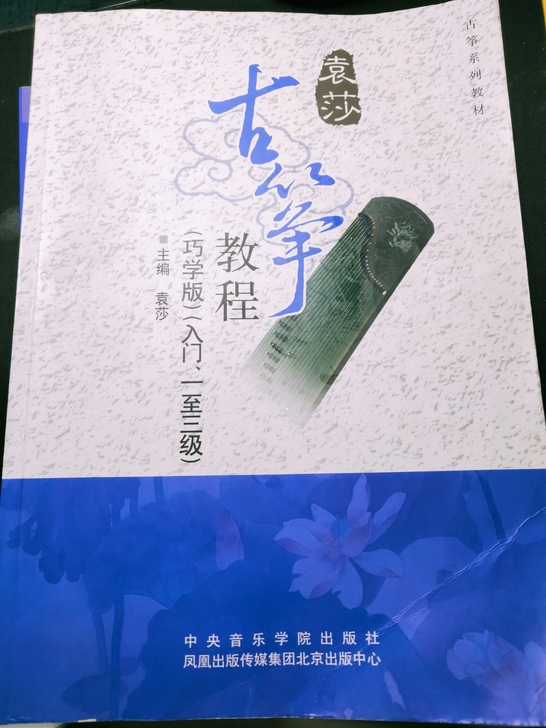 古筝教学书,几乎全新。一本袁莎古筝教程,古...