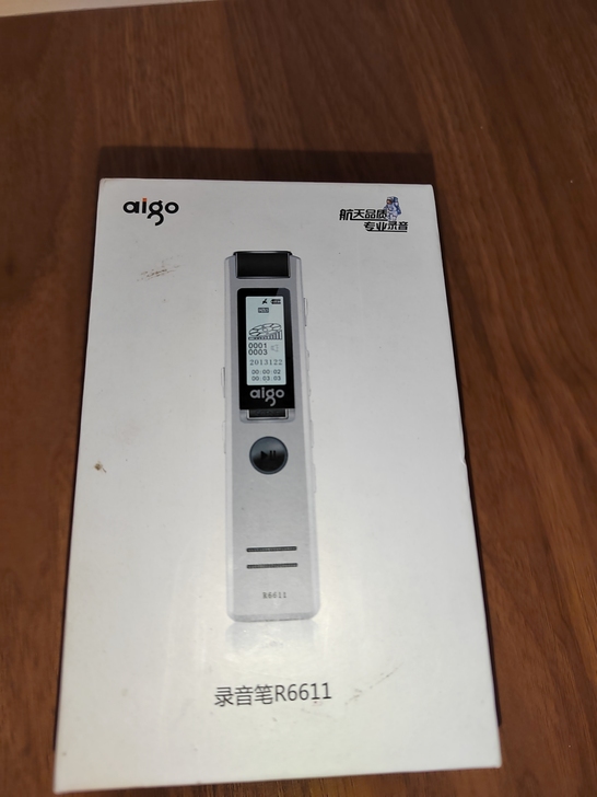 爱国者aigo 录音笔R6611(赠送一副...
