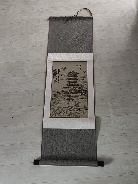 黄鹤楼工艺画