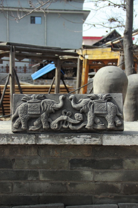 《老砖雕刻画##amp;ldquo;太平有...