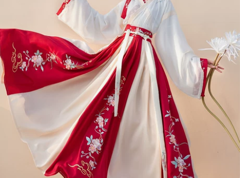 晋制交领汉服女夏季学生中国风古装原创正品齐...