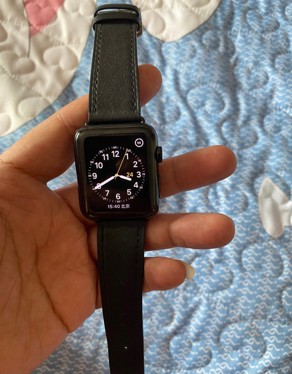 苹果apple watch 黑色不锈钢的 ...