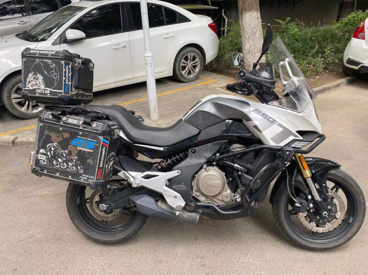 20年新款春风650MT拉力摩托车，三箱射...