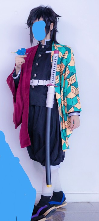 【只出不换！】主出鬼灭之刃富冈义勇cos服...