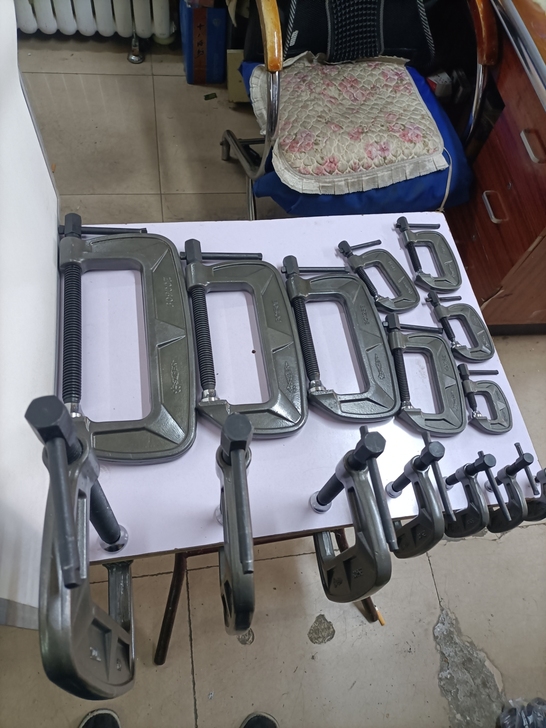 模具夹，卡兰，重型C型夹具，锻打G字夹1寸...