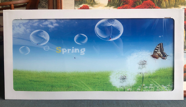全新 精品玻雕工艺画60X120cm