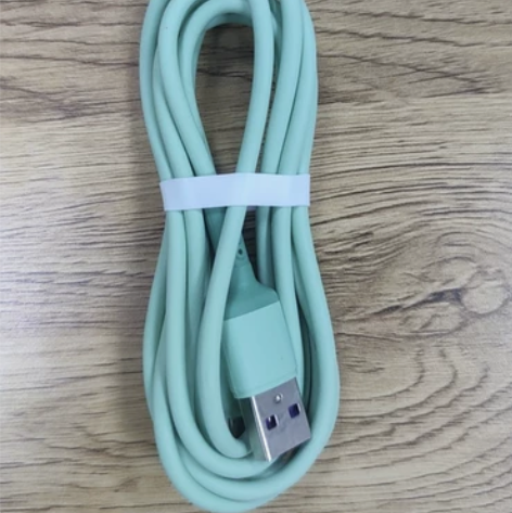 买一送一苹果液态硅胶数据线适用于苹果快充线...