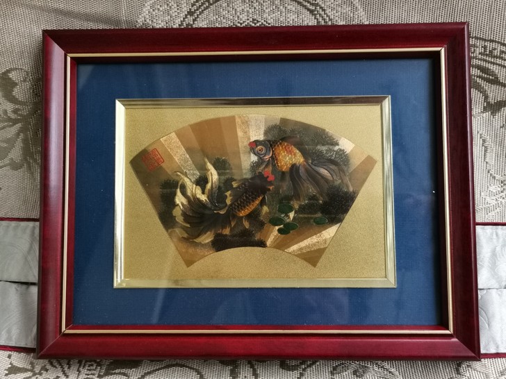 品牌型号 :金箔工艺画~富贵有余