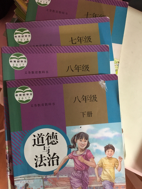 人教版初中政治 道德与法治七上七下八下八下