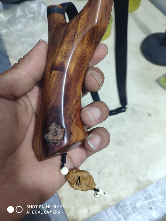 非洲黄花梨。70-15八楞天罡弓。实木秒沉...
