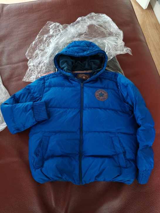 匡威羽绒服一个因为年份久了些一个是穿过2,...
