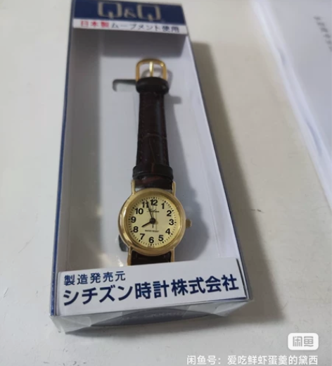 西铁城手表女表西铁城圆形腕表小金表 Fal...