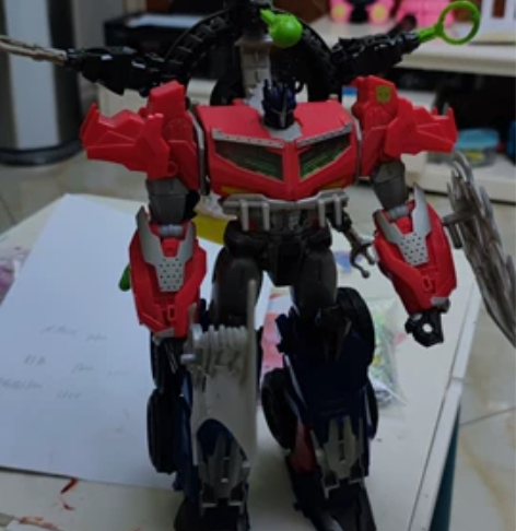 变形金刚狩魔之战U级擎天柱，武器配件齐全，...