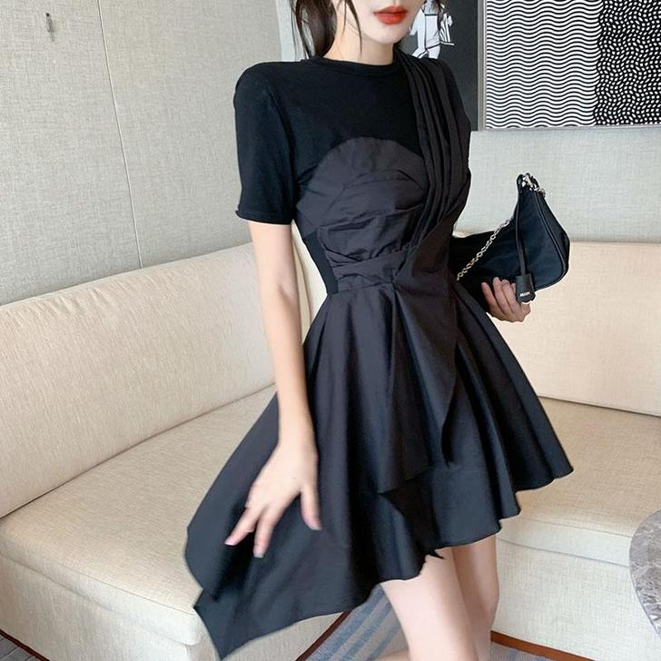 一次都没有穿，夏装2021新款小众设计感百...