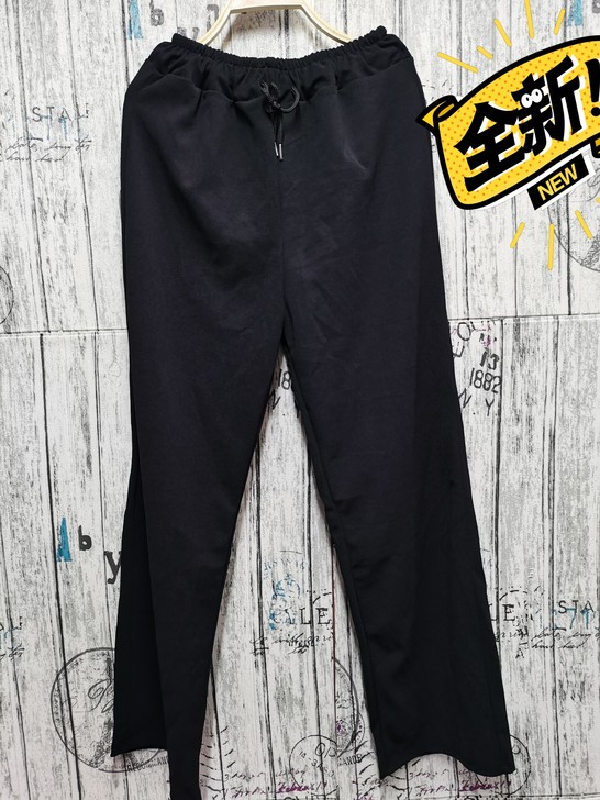 雪纺棉休闲宽脚长裤,时尚百搭xl. xxl...