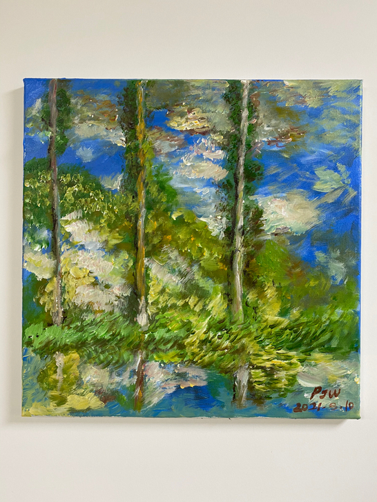 家里油画太多了,摆不下了,所有作品大处理,...