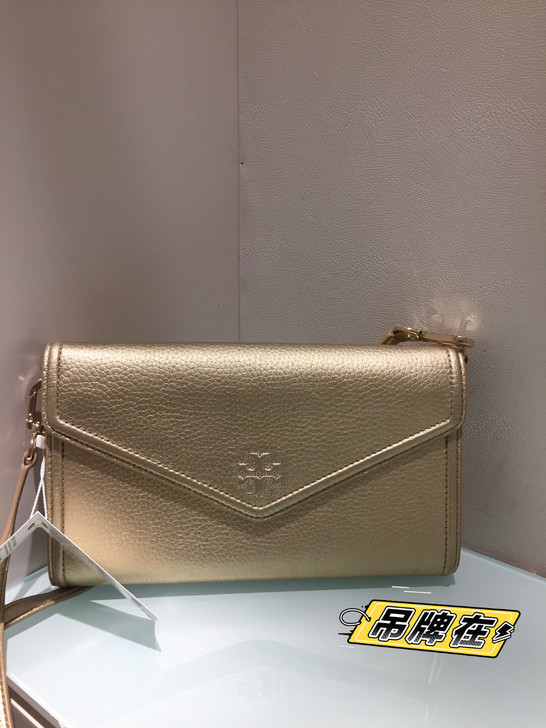TORY BURCH女包TB手包,金色,买...