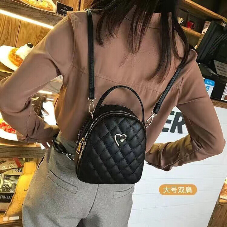 包包女小香风迷你三层包单肩斜跨双肩包