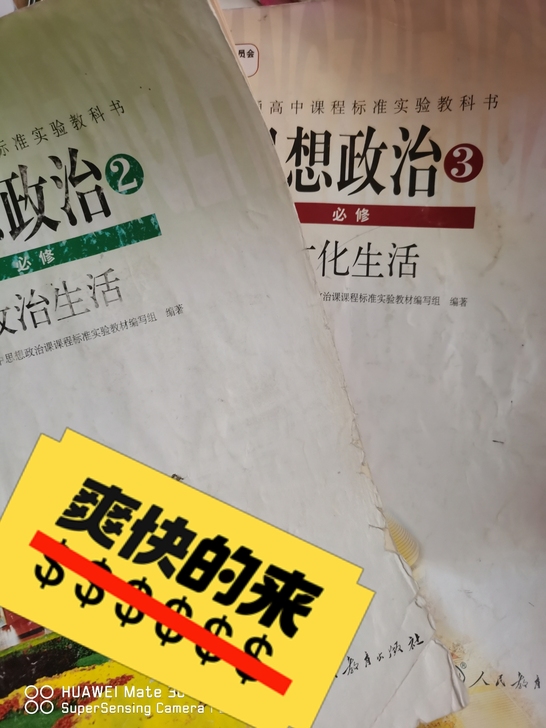 高中书籍样样都有(带有上课笔记)，详情请咨询