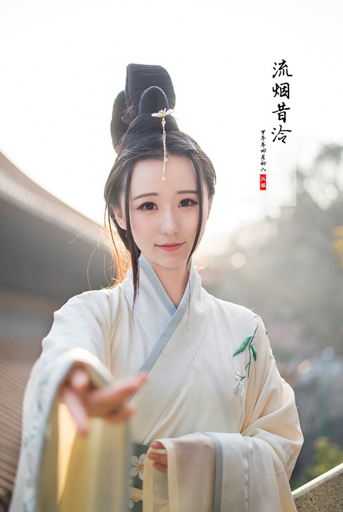 流烟昔冷 杜若 女款汉服 正版流烟昔冷杜...