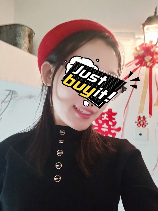 带过一次  毛呢小红帽