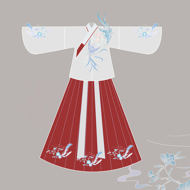艺缕原创正品【鸾凤】交领汉服女琵琶袖明制袄...
