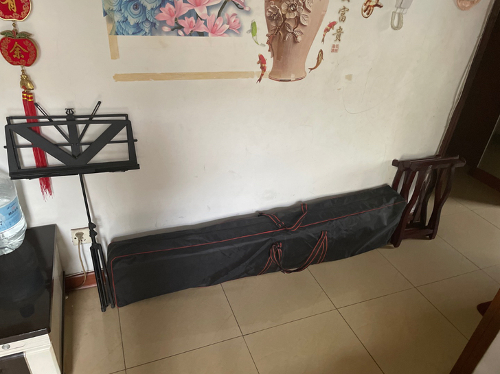 古筝，古筝架就用了几个月青岛市自提可小刀