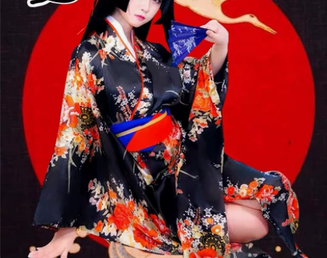 冷门地狱少女cos服大全套有鞋 和服s-l...