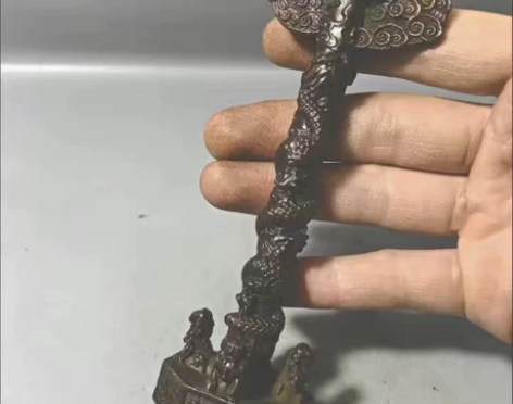 转手铜器中华摆件，天安门流云龙柱用于家居装...