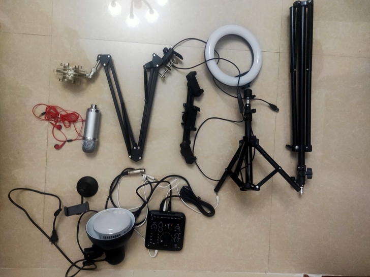 v8声卡套装直播全套设备手机电脑主播唱歌抖...