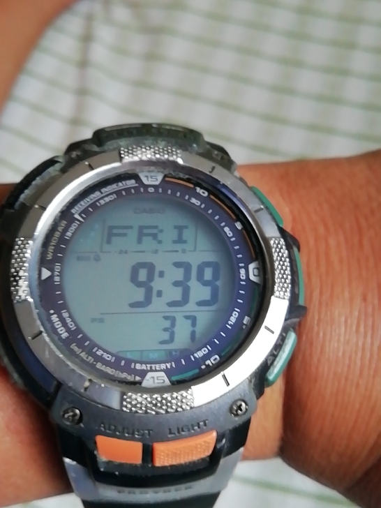 卡西欧登山手表PRW1000J太阳能电池,...