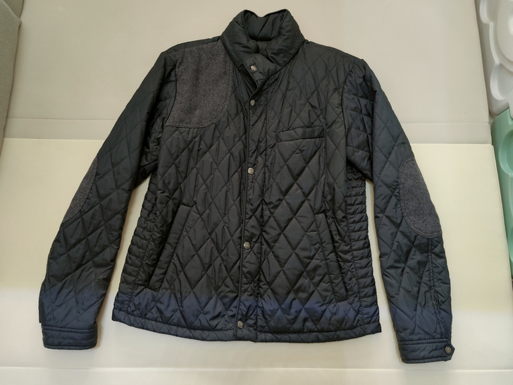 scofield轻薄羽绒服男士短款休闲拼色...