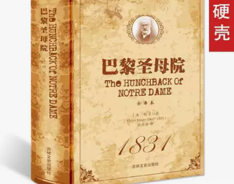 巴黎圣母院书正版包邮 原著雨果著 精装全译...