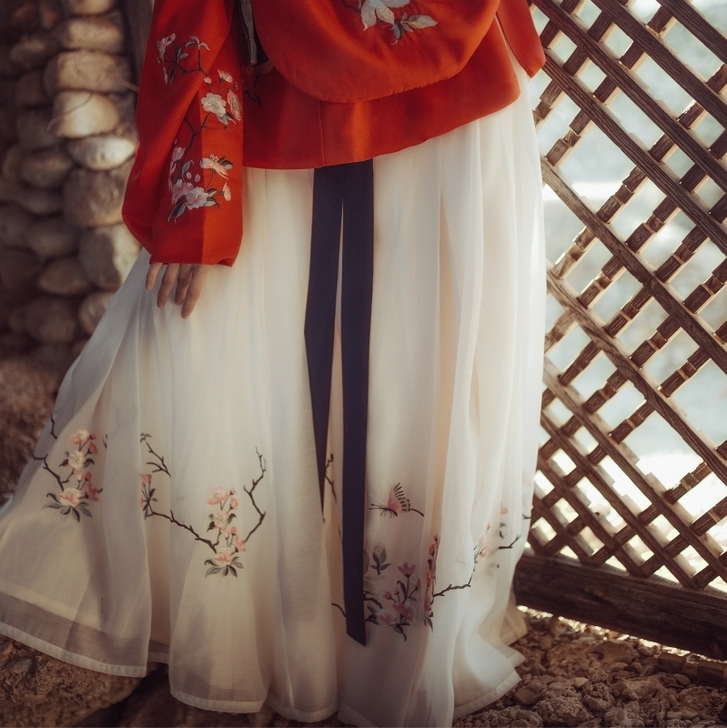 汉服 钟灵记玉棠春马面