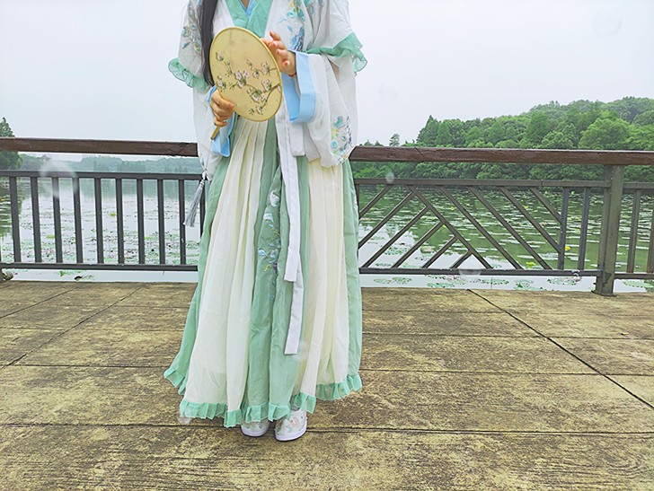 琼华汉服女正品原创春夏套装中国风白菜正版全...