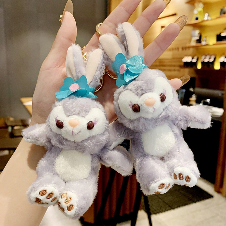 星黛露史黛啦兔毛绒公仔包包玩偶兔子玩具钥匙...