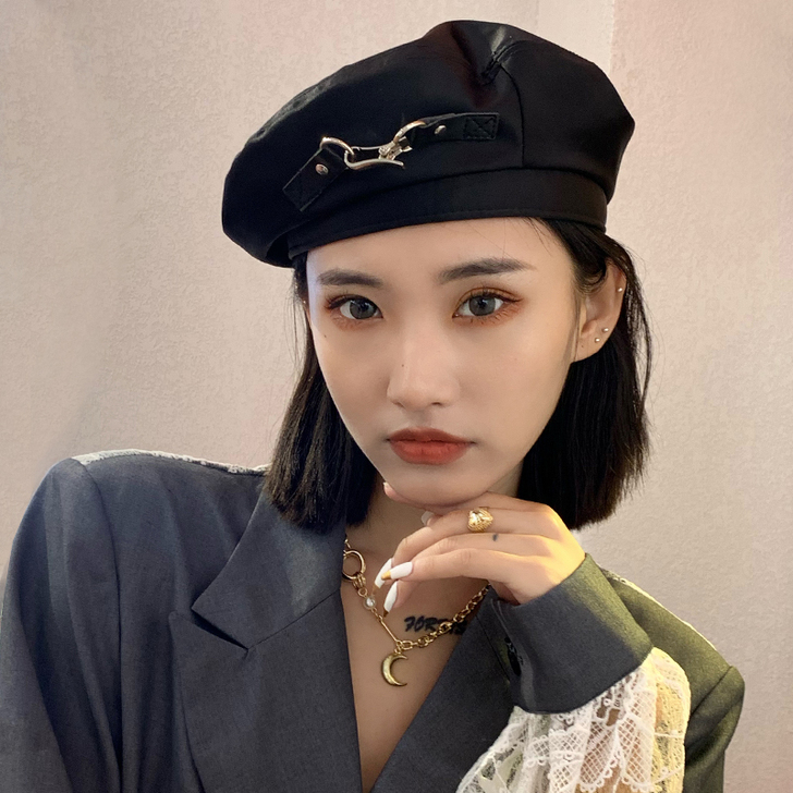柚子天空 帽子 风格不搭全新出