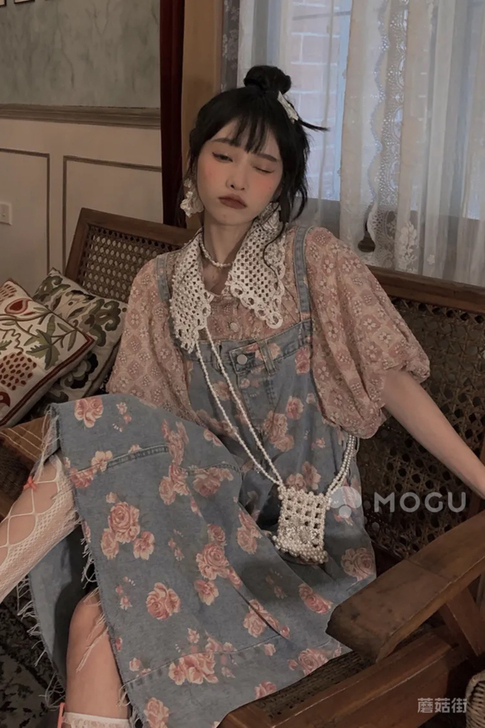 吊带背带裙