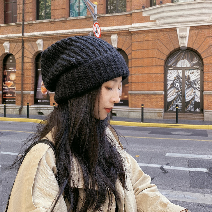 戴发 帽子