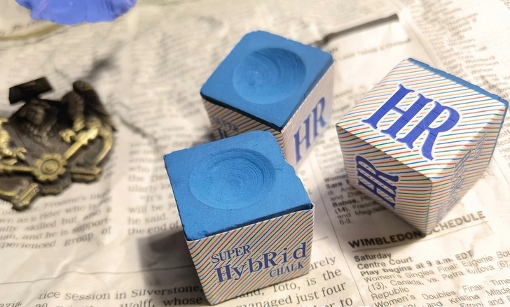 HR职业升级版台球巧粉巧克粉枪头粉
