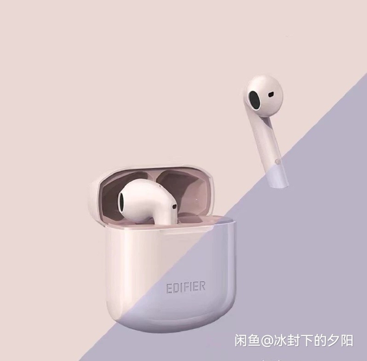 漫步者蓝牙耳机,有心版紫色,因为换了新的所...