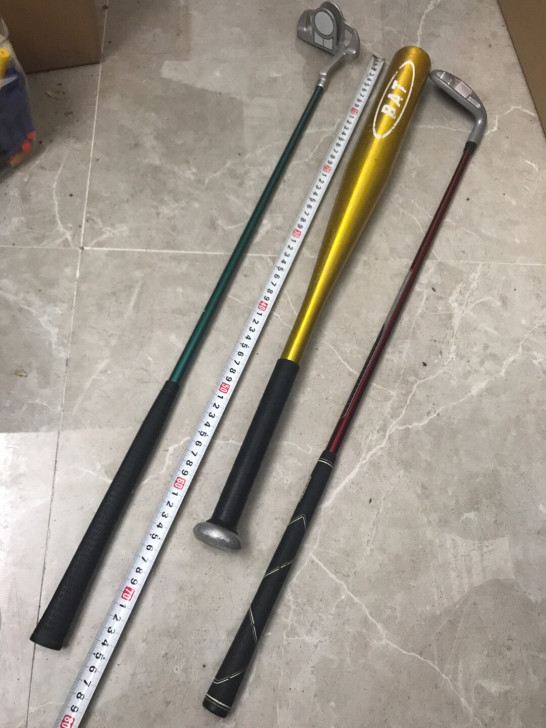 儿童高尔夫球杆 棒球杆 尺寸见图。三根一...