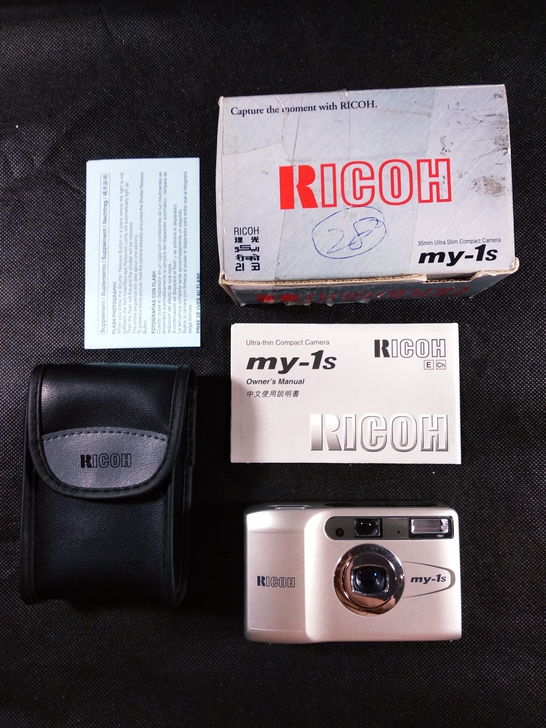 几乎全新理光my-1s,ricoh胶片相机...